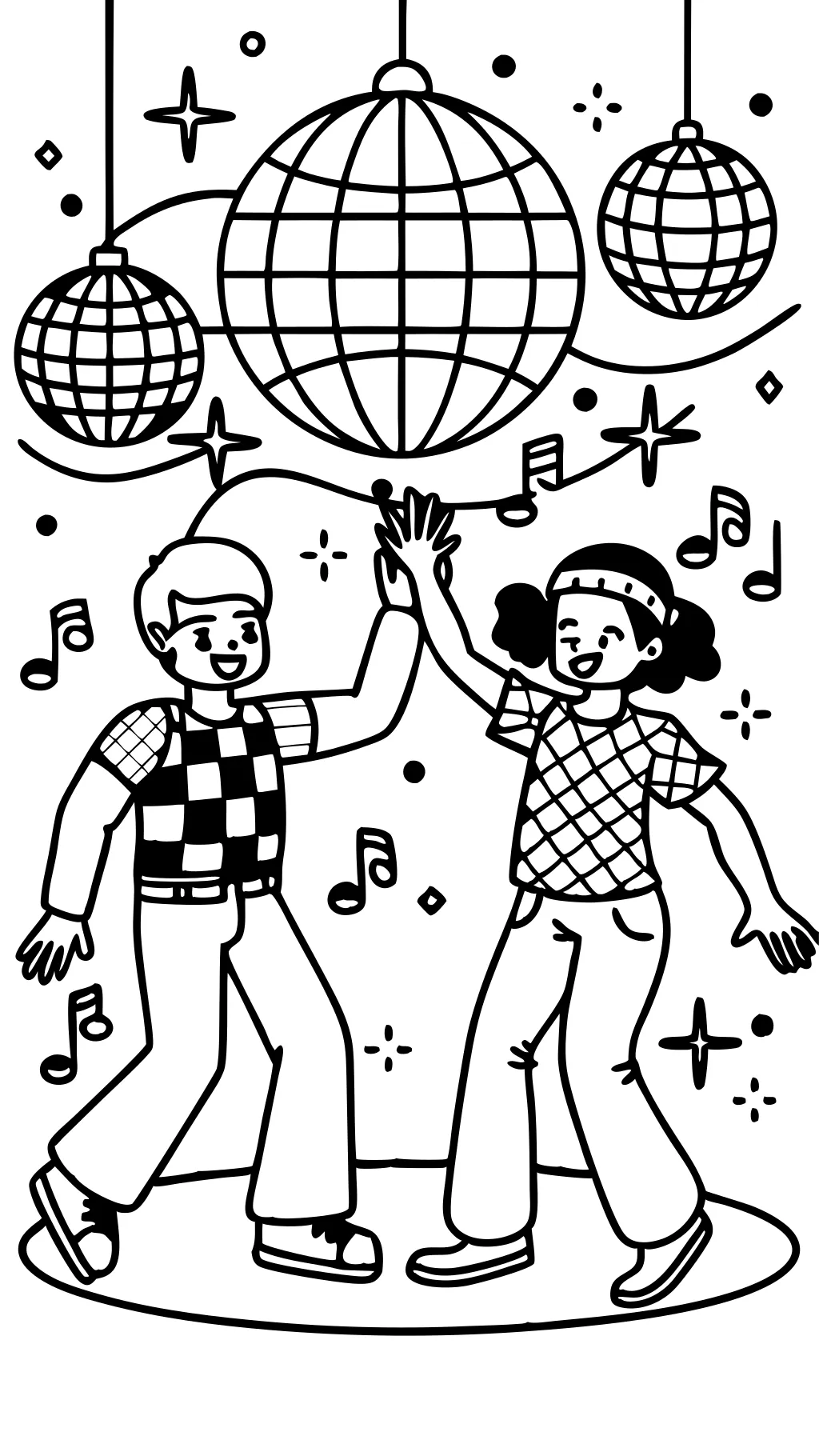 disco coloring pages